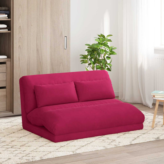 vidaXL Καρέκλα Δαπέδου Κόκκινο 110 x 82 x 55 εκ Βελούδο