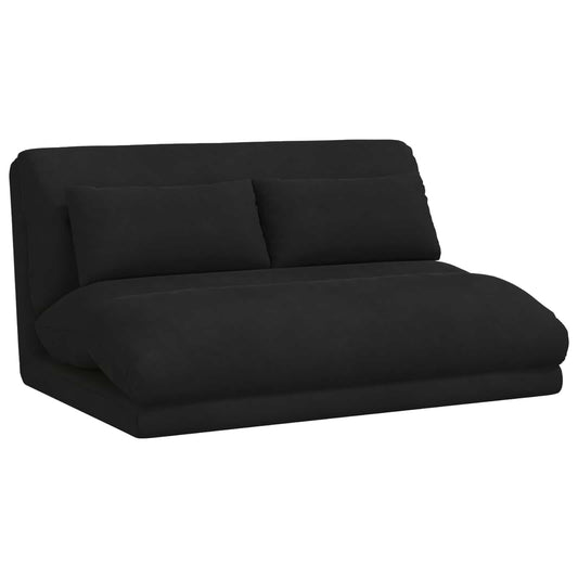 vidaXL Καρέκλα Δαπέδου Μαύρο 110 x 82 x 55 εκ Βελούδο
