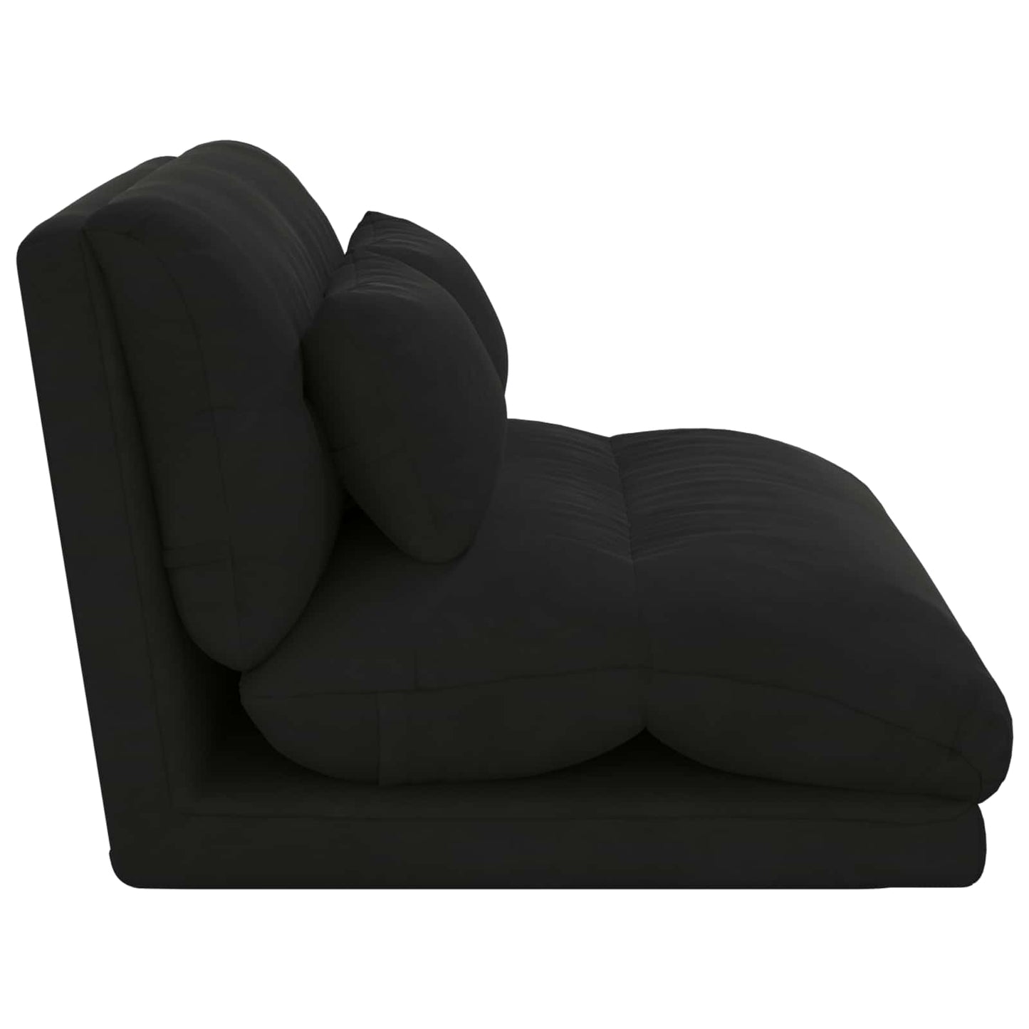 vidaXL Καρέκλα Δαπέδου Μαύρο 110 x 82 x 55 εκ Βελούδο