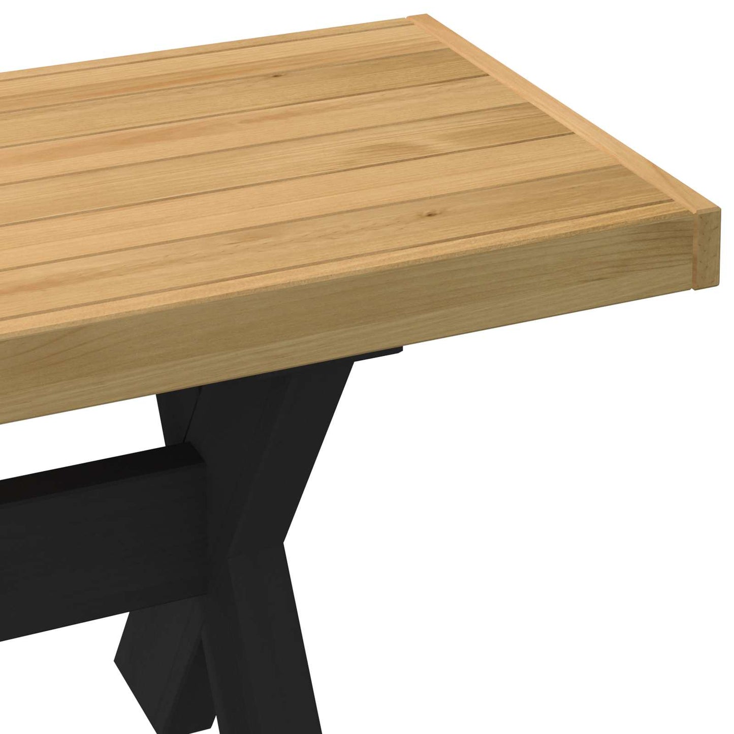 vidaXL Καθιστικό Σαλονιού NOAIN 160 x 41 x 45 εκ Στερεό πεύκο Φυσικό