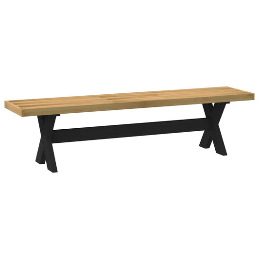 vidaXL Καθιστικό Σαλονιού NOAIN 160 x 41 x 45 εκ Στερεό πεύκο Φυσικό
