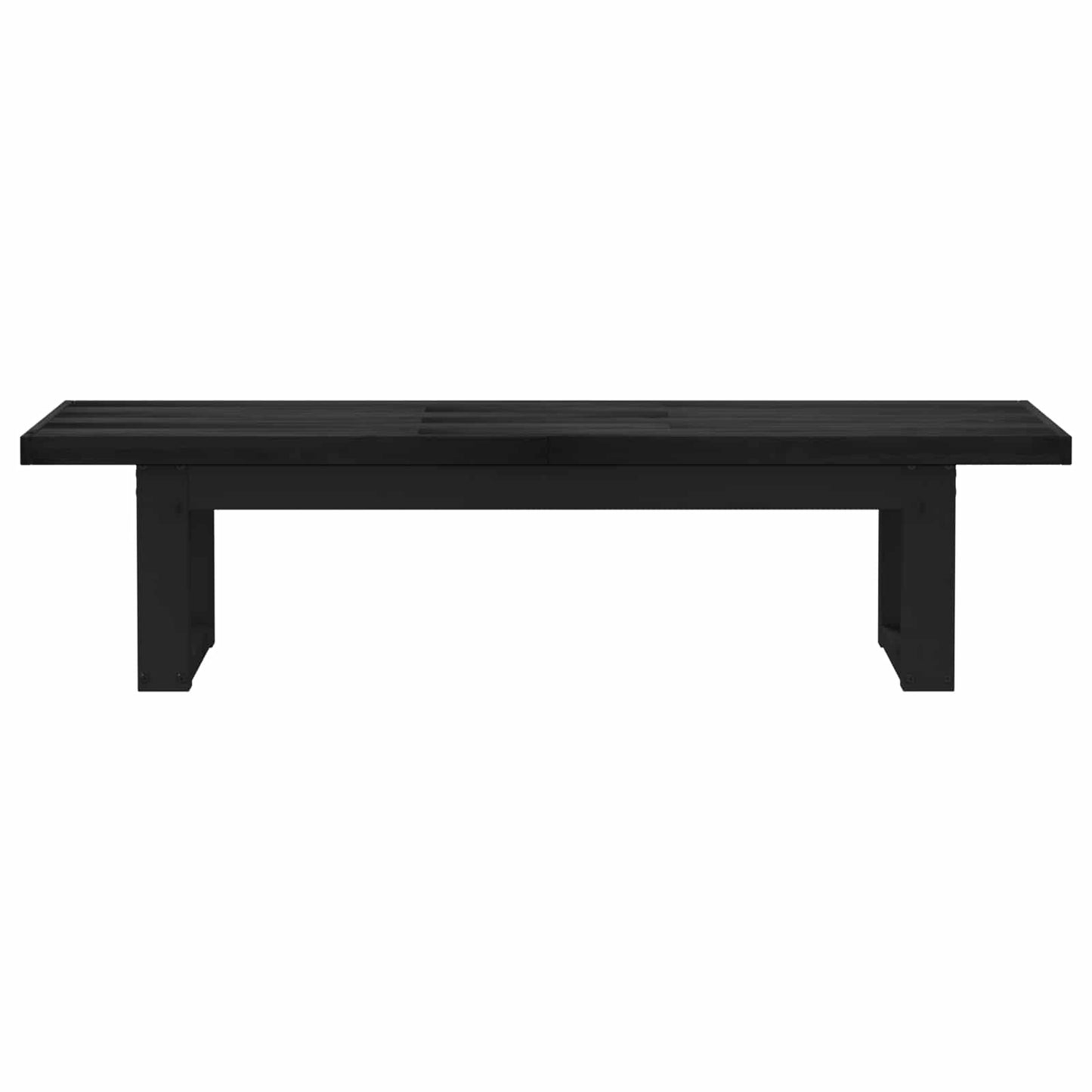 vidaXL Καθιστικό Σαλονιού NOAIN 160 x 41 x 45 εκ Στερεό πεύκο Μαύρο
