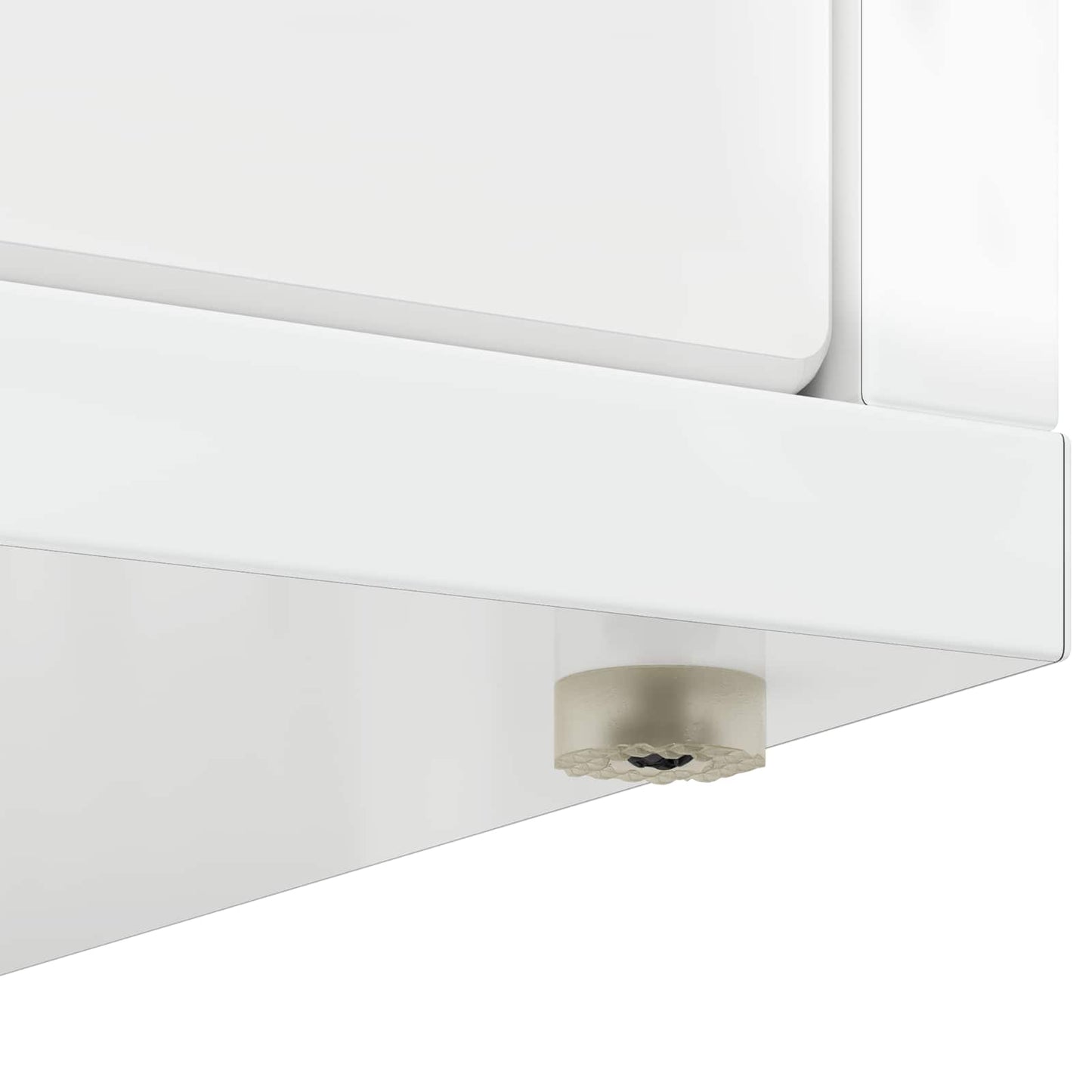 vidaXL Σπίτι Γάτας Λαμπερό Λευκό 51 x 30 x 42,5 εκ Επεξεργασμένο ξύλο