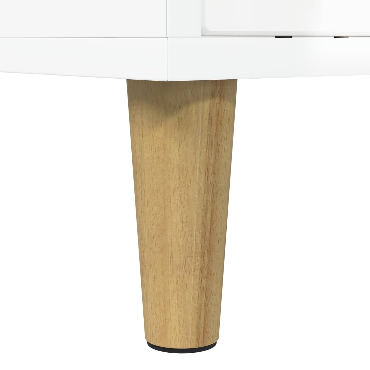 vidaXL Σπίτι Γάτας Λαμπερό Λευκό 51 x 30 x 52 εκ. Επεξεργασμένο Ξύλο
