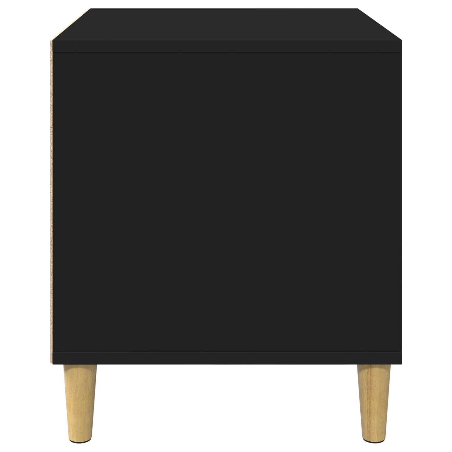 vidaXL Σπίτι Σκύλου Μαύρο 44 x 42 x 49 εκ. Επεξεργασμένο ξύλο