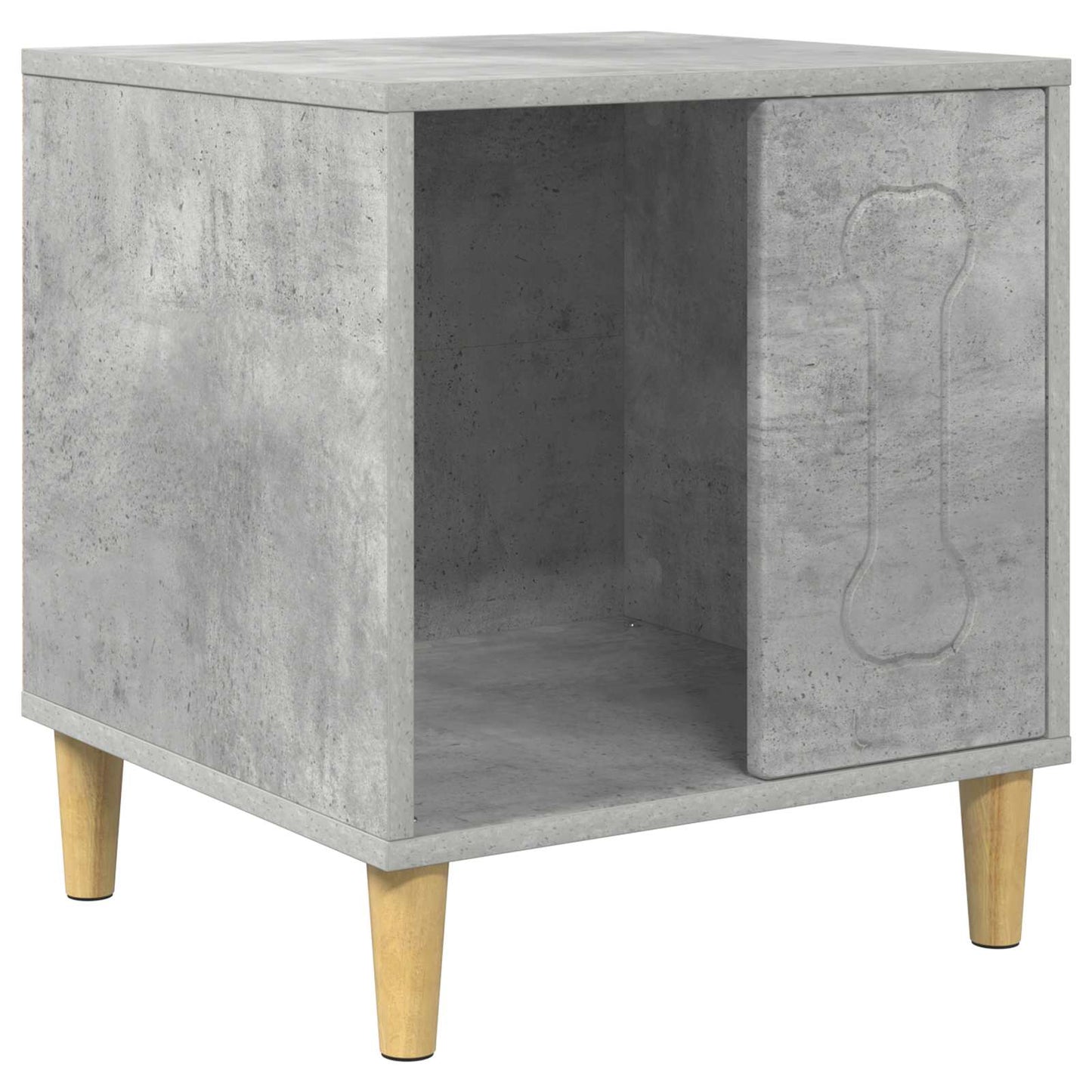 vidaXL Σπίτι Σκύλου Σκυρόδεμα 44 x 42 x 49 εκ. Επεξεργασμένο ξύλο