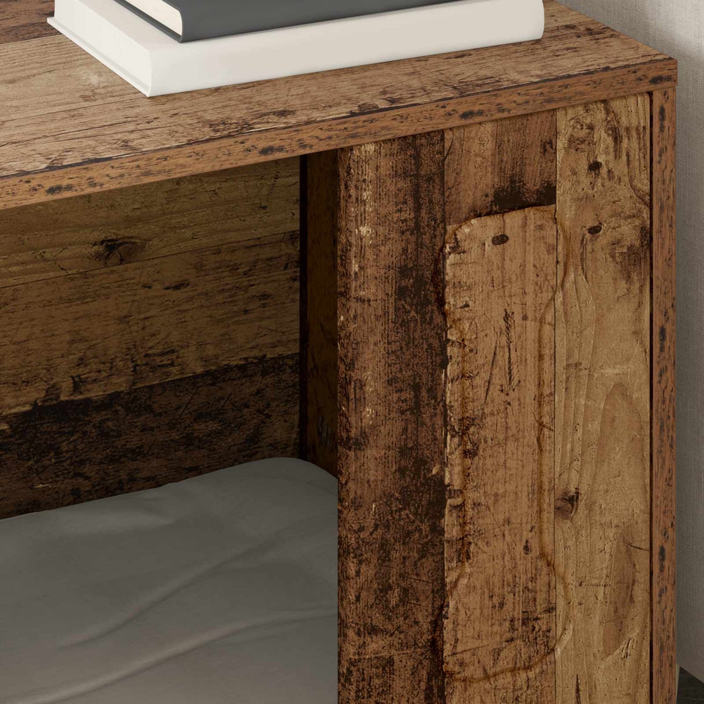 vidaXL Σπίτι Σκύλου Παλιό ξύλο 44 x 42 x 49 εκ. Επεξεργασμένο ξύλο