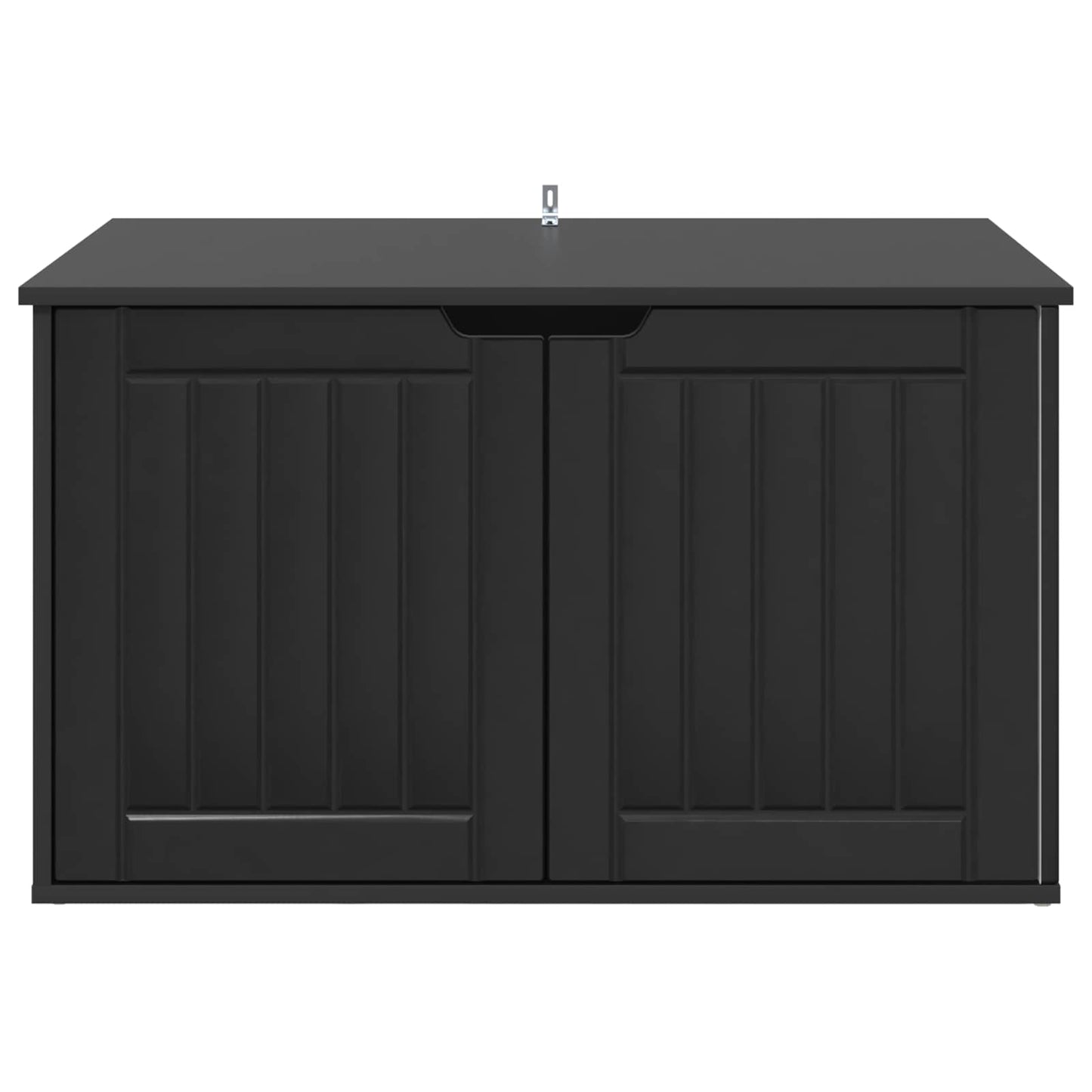 vidaXL Σπίτι Γάτας Μαύρο 85 x 55 x 50,5 εκ Επεξεργασμένο Ξύλο