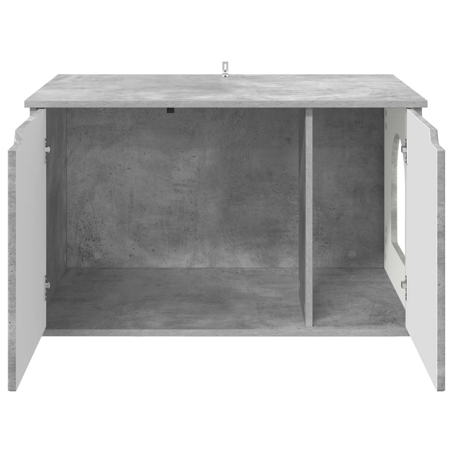 vidaXL Σπίτι Γάτας Σκυρόδεμα 85 x 55 x 50,5 εκ Επεξεργασμένο Ξύλο