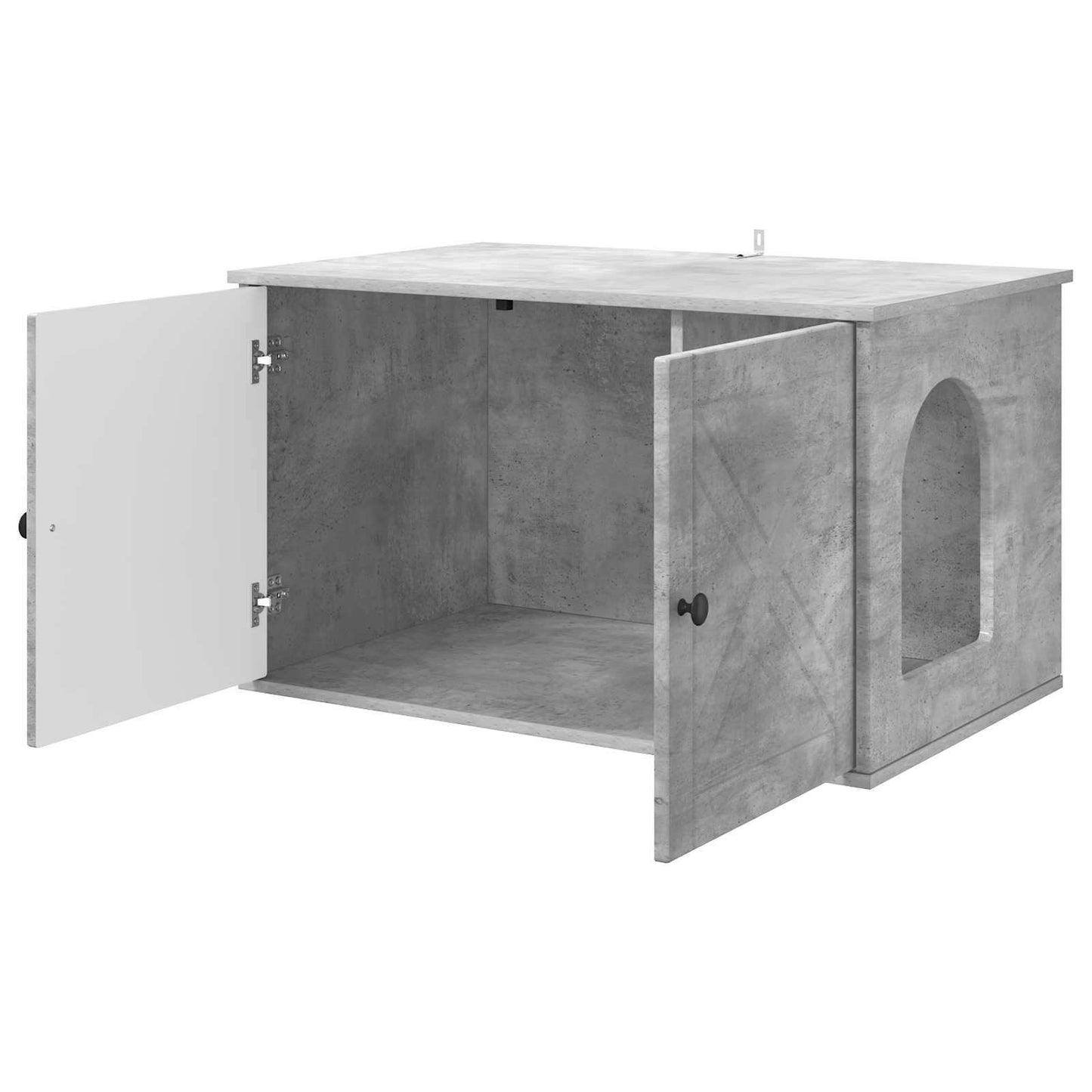 vidaXL Σπίτι Γάτας Σκυρόδεμα 85 x 55 x 50,5 εκ Επεξεργασμένο Ξύλο