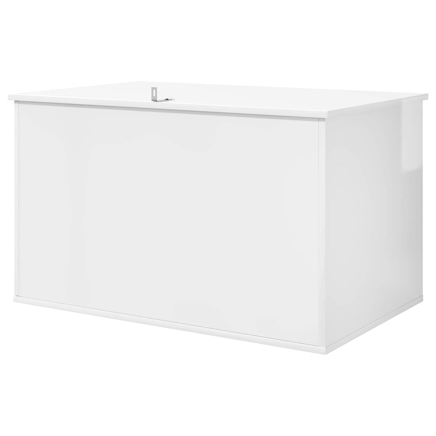 vidaXL Σπίτι Γάτας Λαμπερό Λευκό 85 x 55 x 50 εκ. Επεξεργασμένο ξύλο