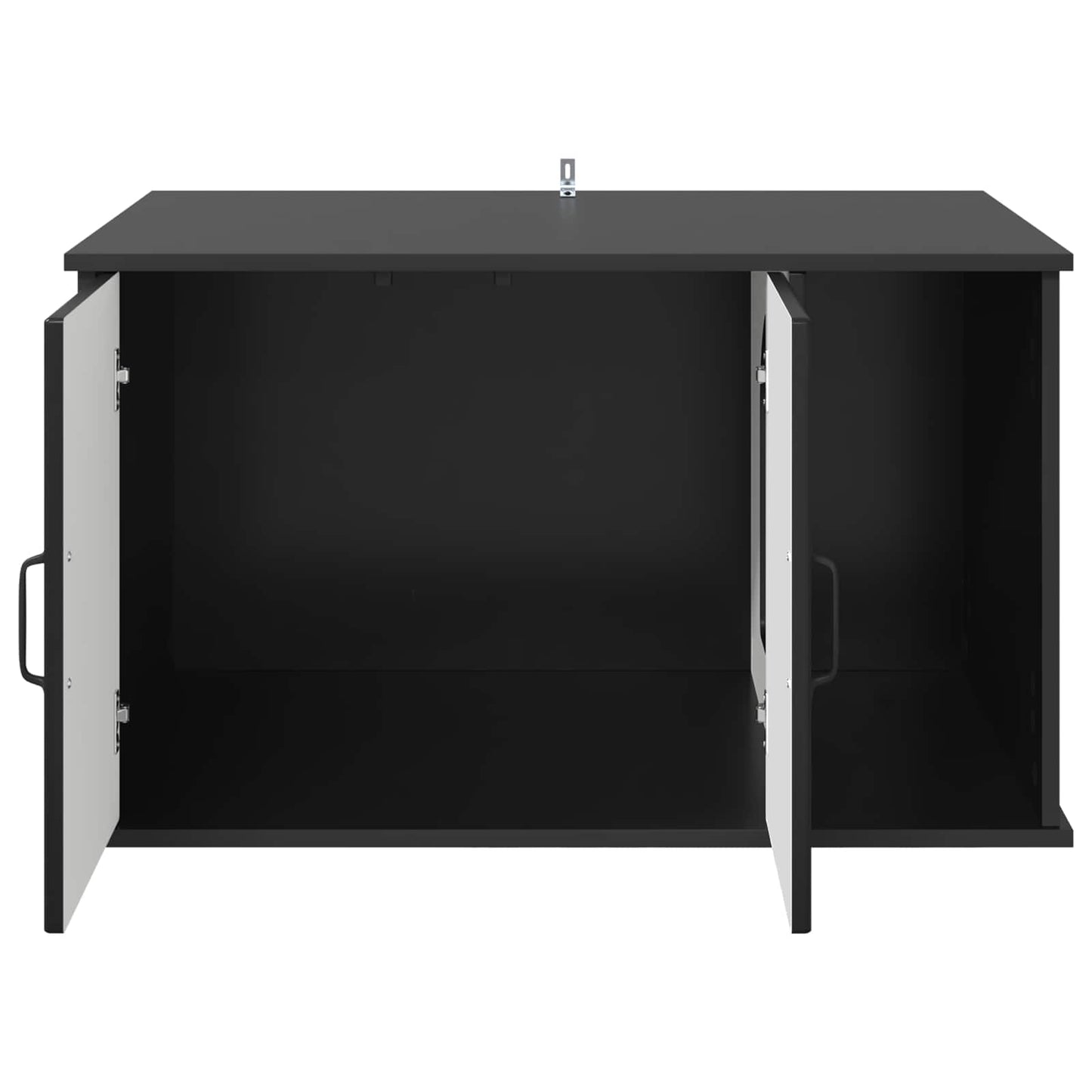 vidaXL Σπίτι Γάτας Μαύρο 85 x 55 x 50 εκ. Επεξεργασμένο ξύλο