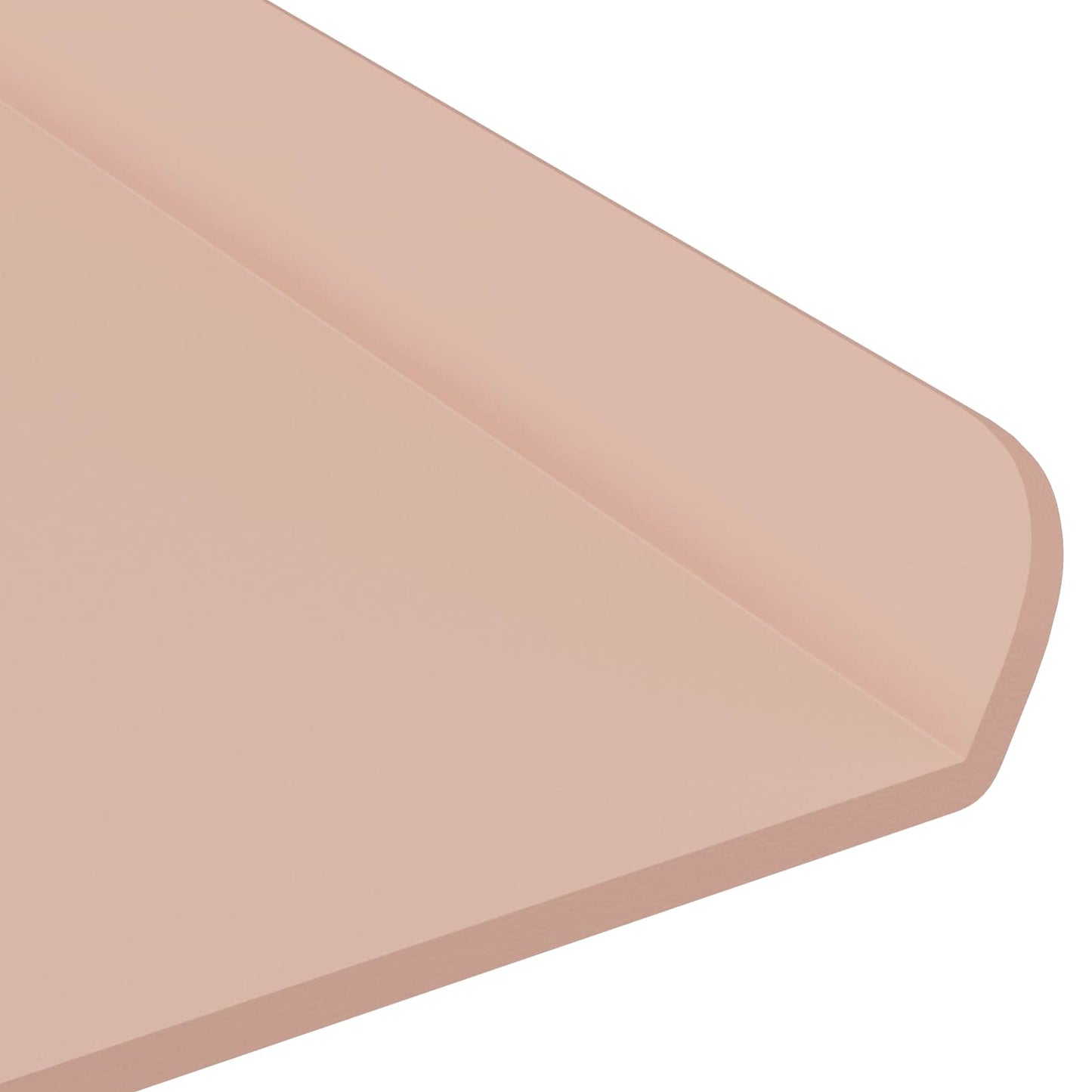 vidaXL Πλωτό ράφι Επιτοίχιο 2 τμχ. Ροζ 30 x 18 x 2,5 εκ Ατσάλι