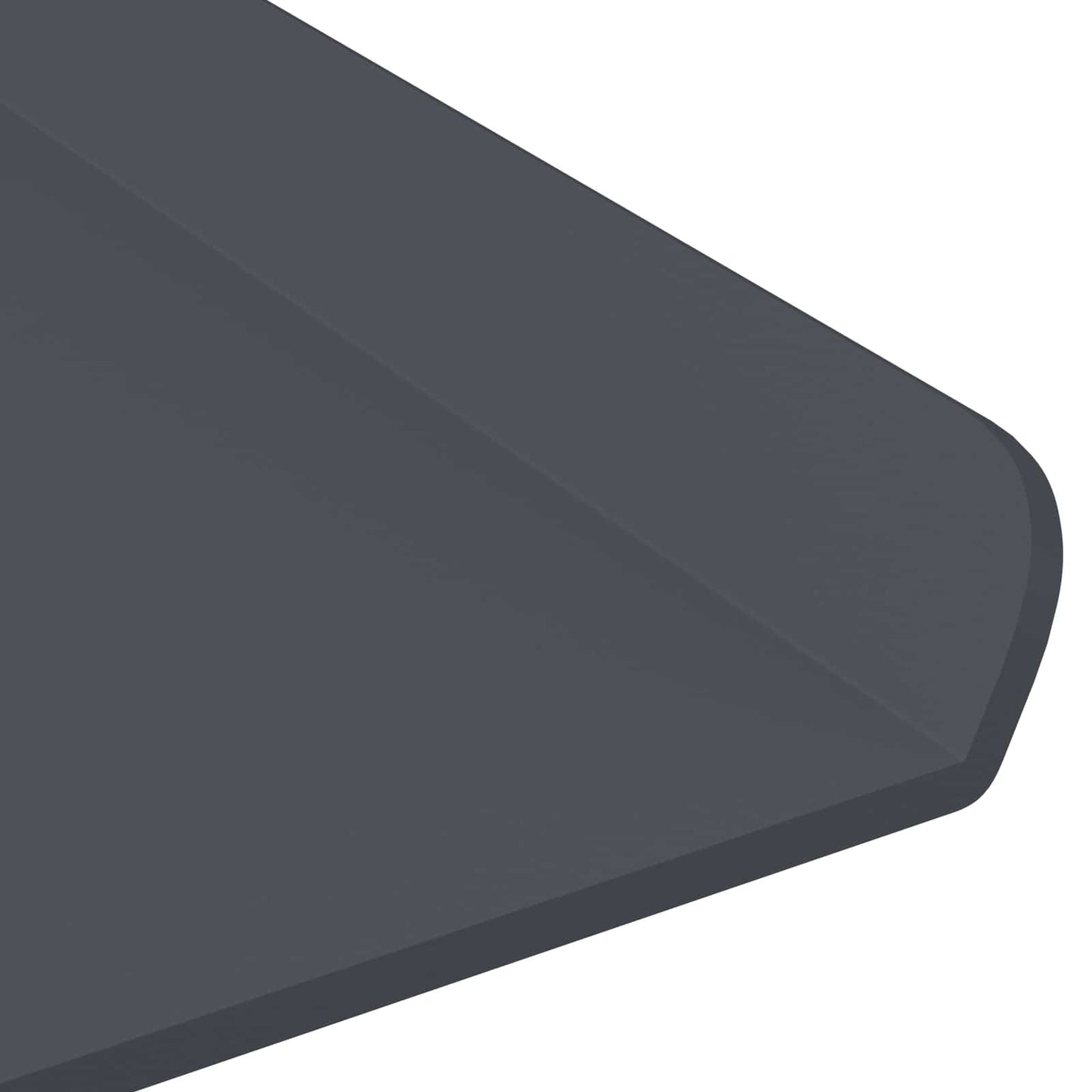 vidaXL Πλωτό ράφι Επιτοίχιο 4 τμχ. Ανθρακί 100 x 18 x 2,5 εκ Ατσάλι