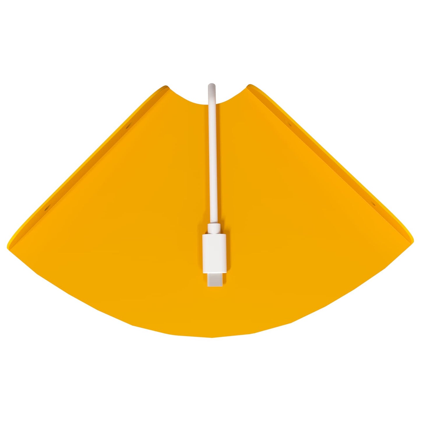 vidaXL Floating Ράφι Γωνίας Γωνιακή βάση 4 τμχ. Χαμομηλί κίτρινο