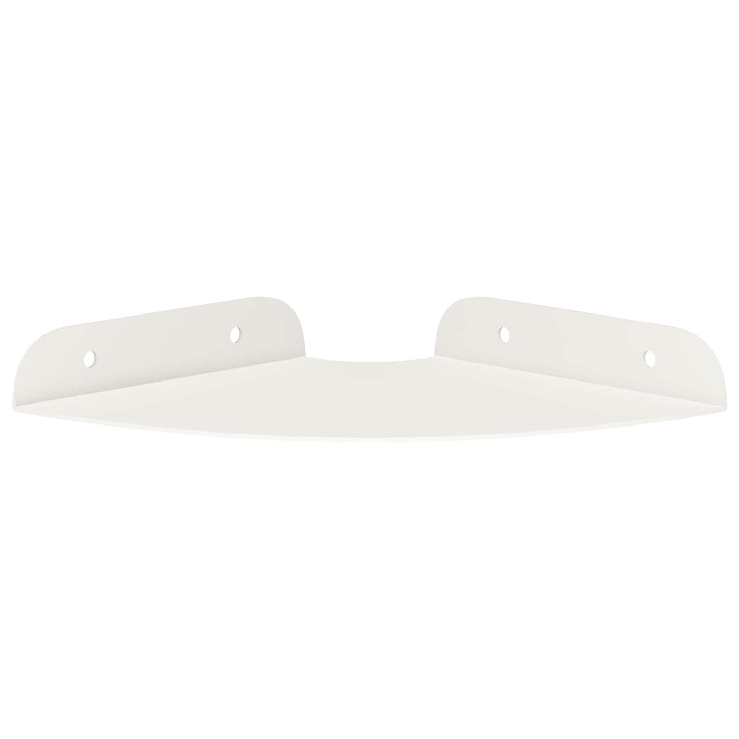 vidaXL Floating Ράφι Γωνίας Γωνιακή βάση 2 τμχ. Λευκός 15 x 15 x 2 εκ.