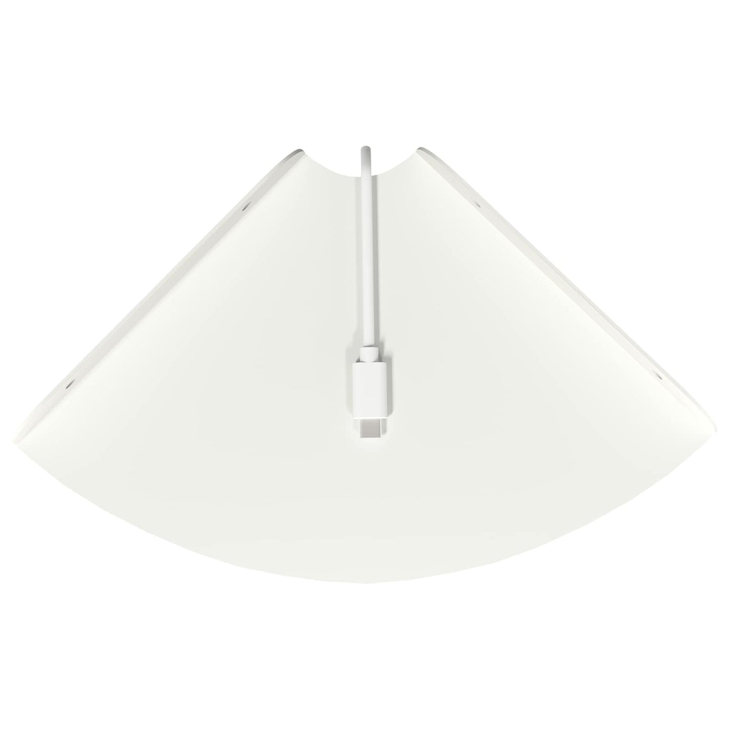 vidaXL Floating Ράφι Γωνίας Γωνιακή βάση 2 τμχ. Λευκός 18 x 18 x 2 εκ.