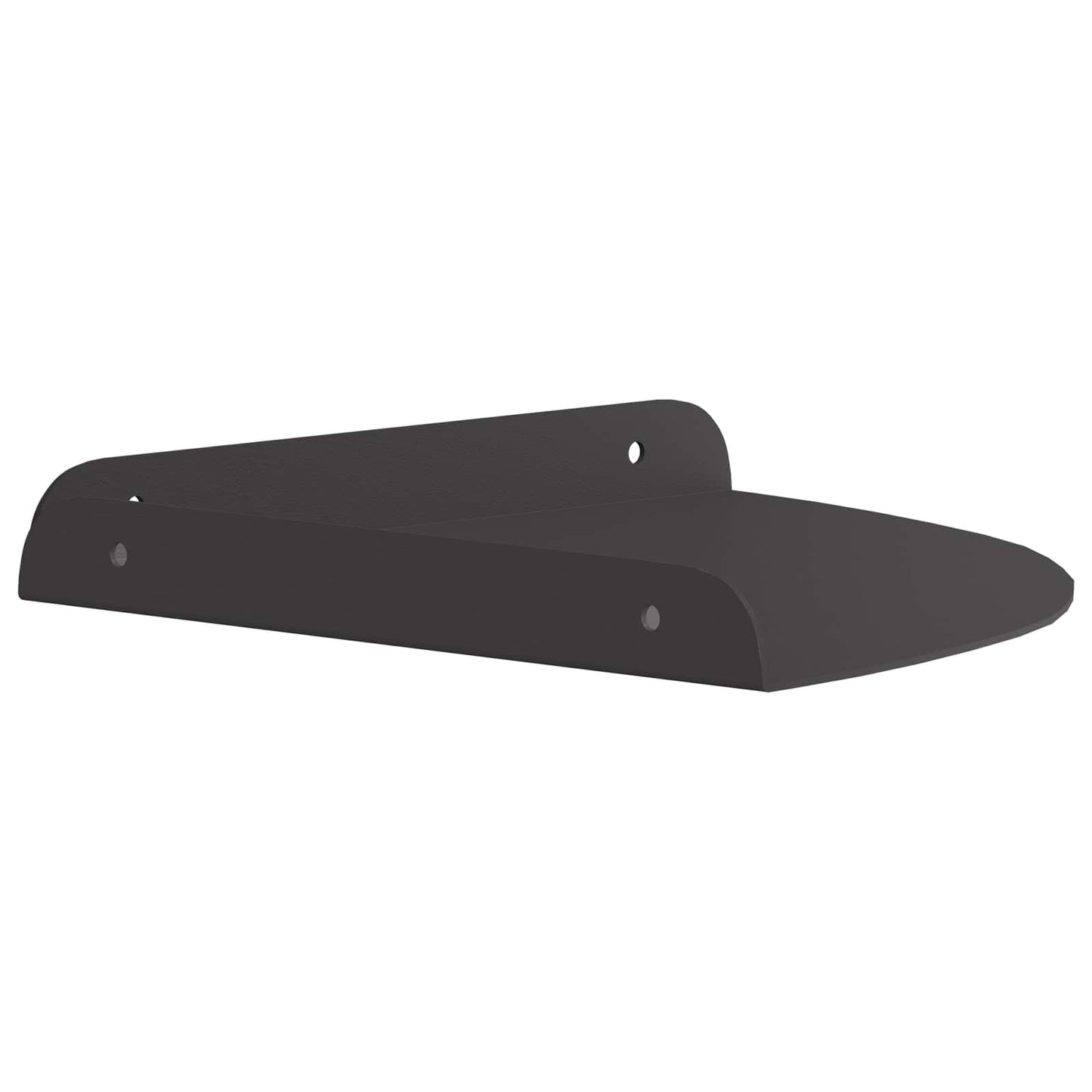vidaXL Floating Ράφι Γωνίας Γωνιακή βάση 4 τμχ. Μαύρο 24 x 24 x 2 εκ