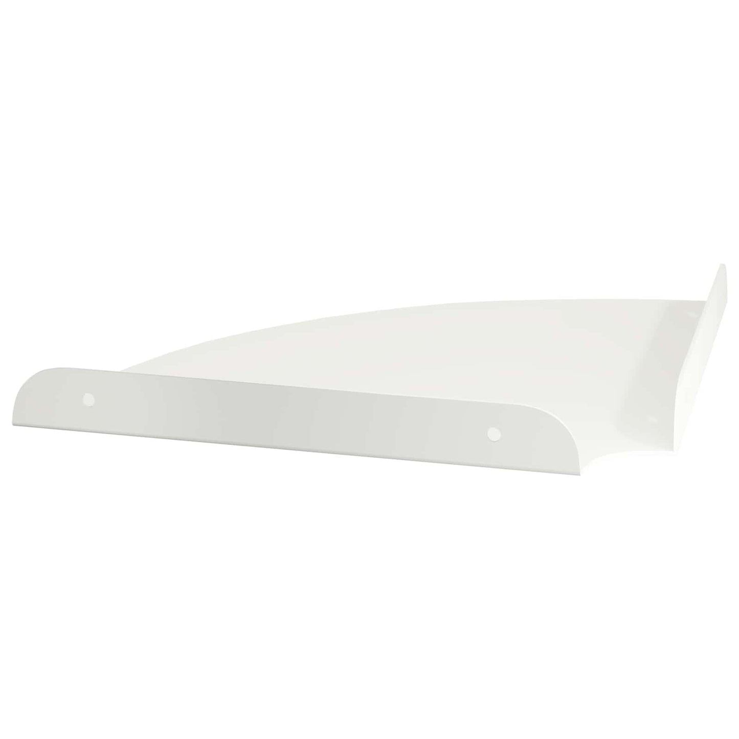 vidaXL Floating Ράφι Γωνίας Γωνιακή βάση 2 τμχ. Λευκός 24 x 24 x 2 εκ