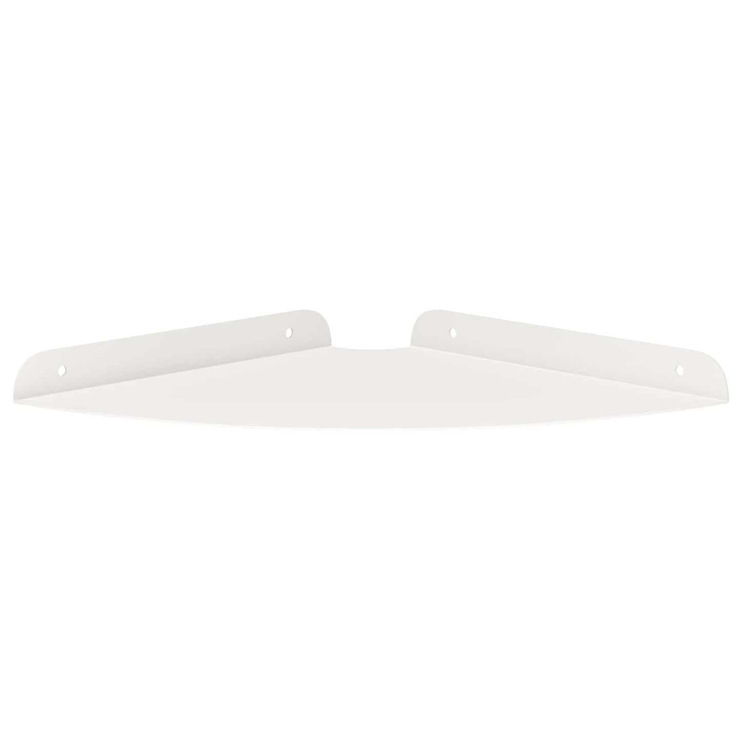 vidaXL Floating Ράφι Γωνίας Γωνιακή βάση 4 τμχ. Λευκός 24 x 24 x 2 εκ