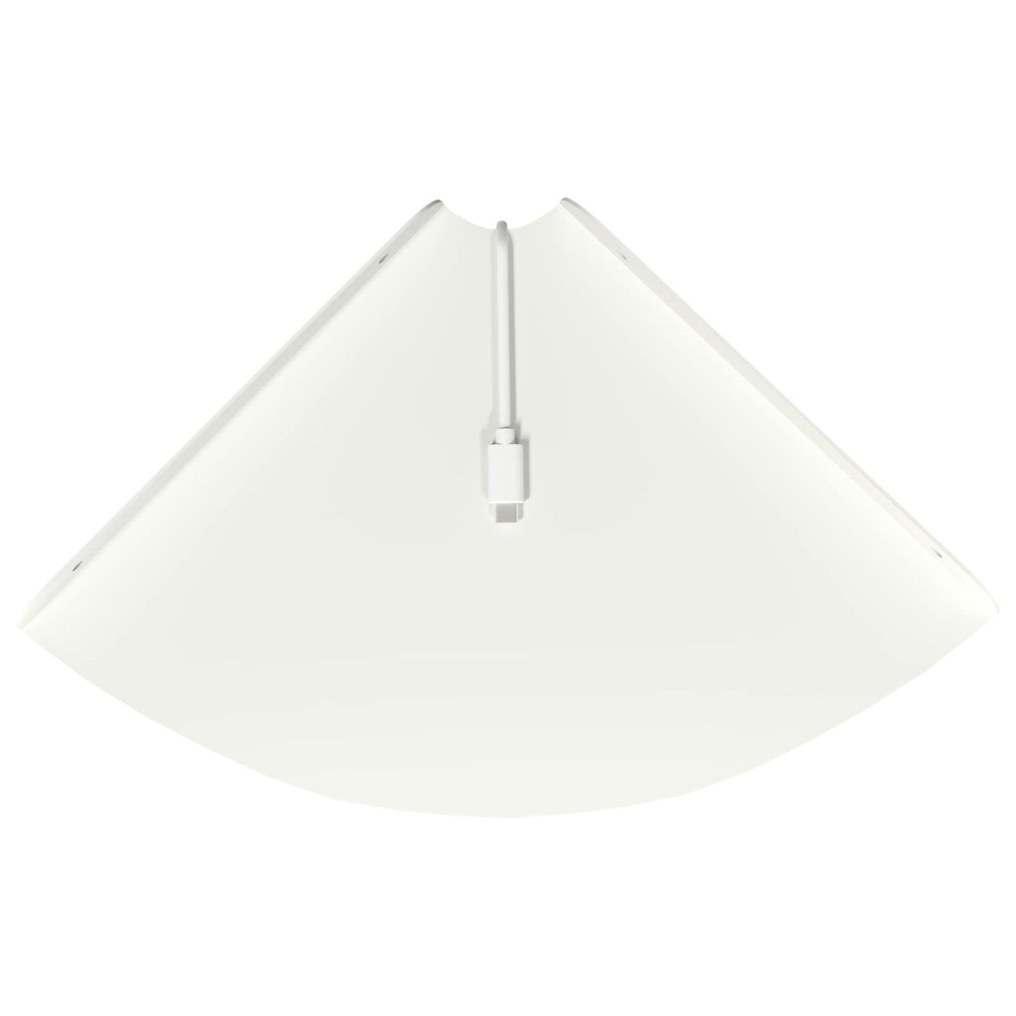 vidaXL Floating Ράφι Γωνίας Γωνιακή βάση 4 τμχ. Λευκός 24 x 24 x 2 εκ