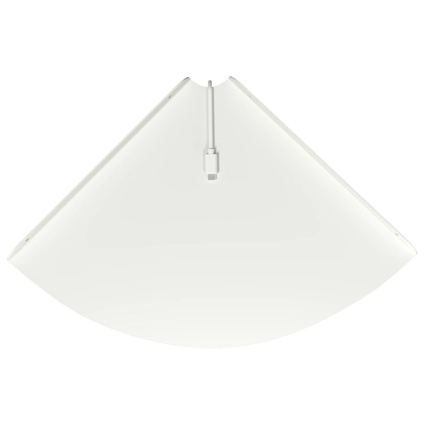 vidaXL Floating Ράφι Γωνίας Γωνιακή βάση 2 τμχ. Λευκός 30 x 30 x 2 εκ.