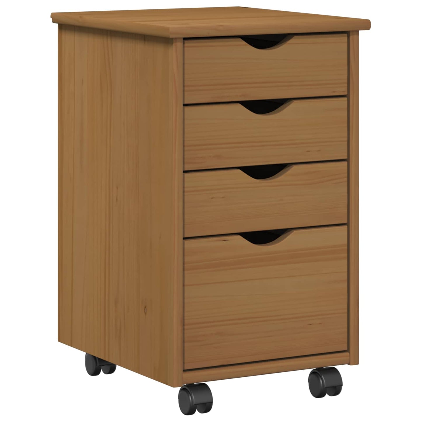 vidaXL Κινητό Ντουλάπι MOSS Μέλι Καφέ 34 x 39 x 56 εκ Στερεό πεύκο