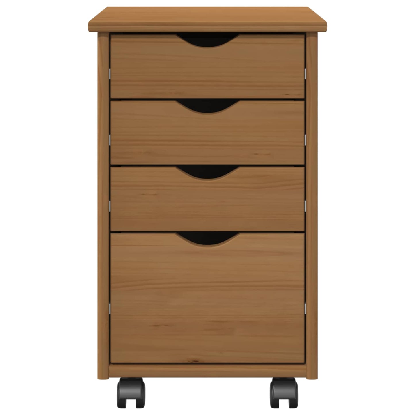 vidaXL Κινητό Ντουλάπι MOSS Μέλι Καφέ 34 x 39 x 56 εκ Στερεό πεύκο