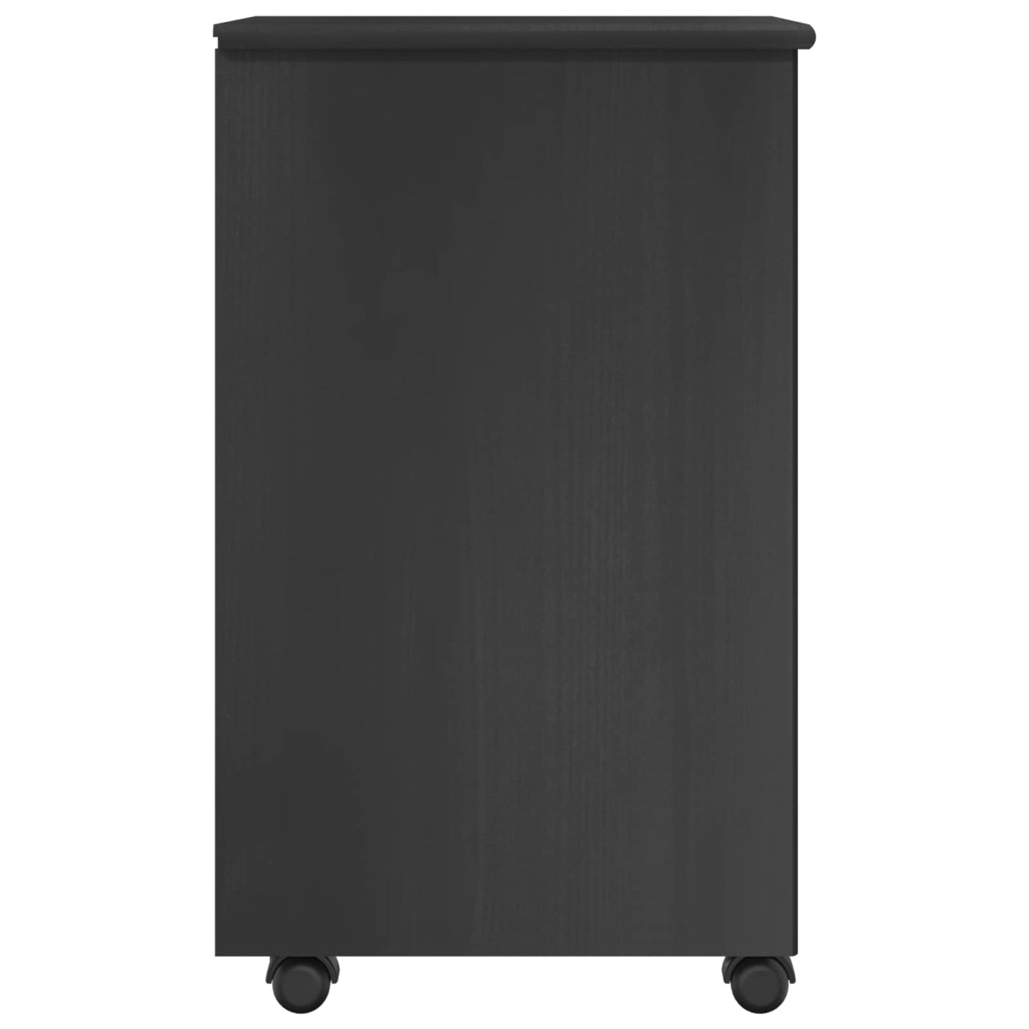 vidaXL Κινητό Ντουλάπι 34 x 39 x 65,5 cm Στερεό ξύλο πεύκου Γκρι