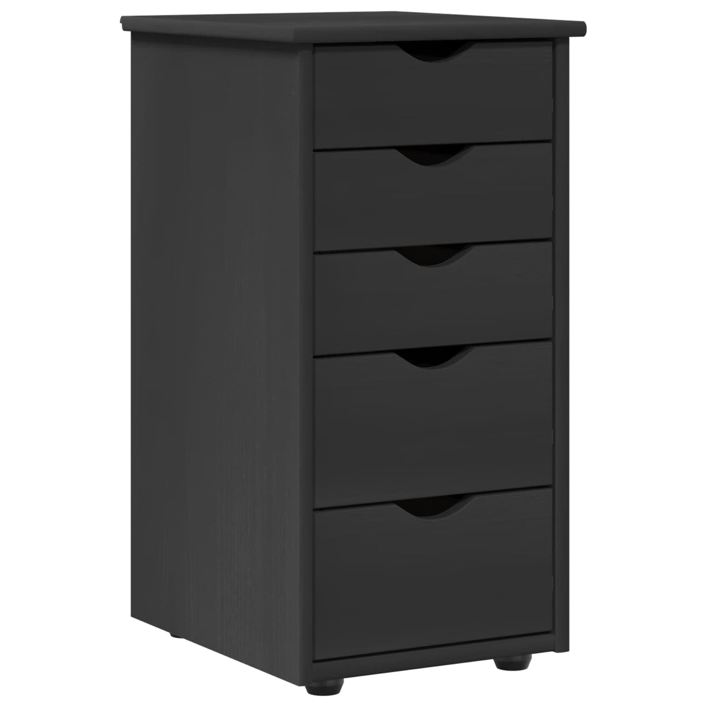 vidaXL Ντουλαπιού (Cabinet) 34 x 39 x 61,5 εκ Στερεό ξύλο πεύκου Γκρι