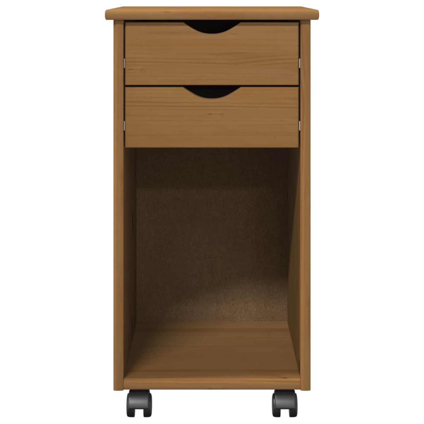 vidaXL Κινητό Ντουλάπι 34 x 39 x 65,5 cm Στερεό πεύκο Μέλι Καφέ