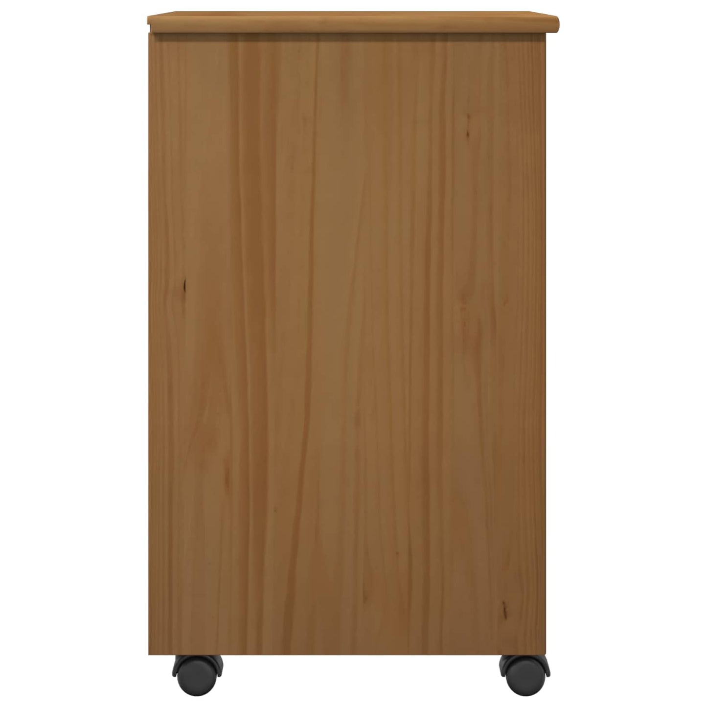 vidaXL Κινητό Ντουλάπι 34 x 39 x 65,5 cm Στερεό πεύκο Μέλι Καφέ
