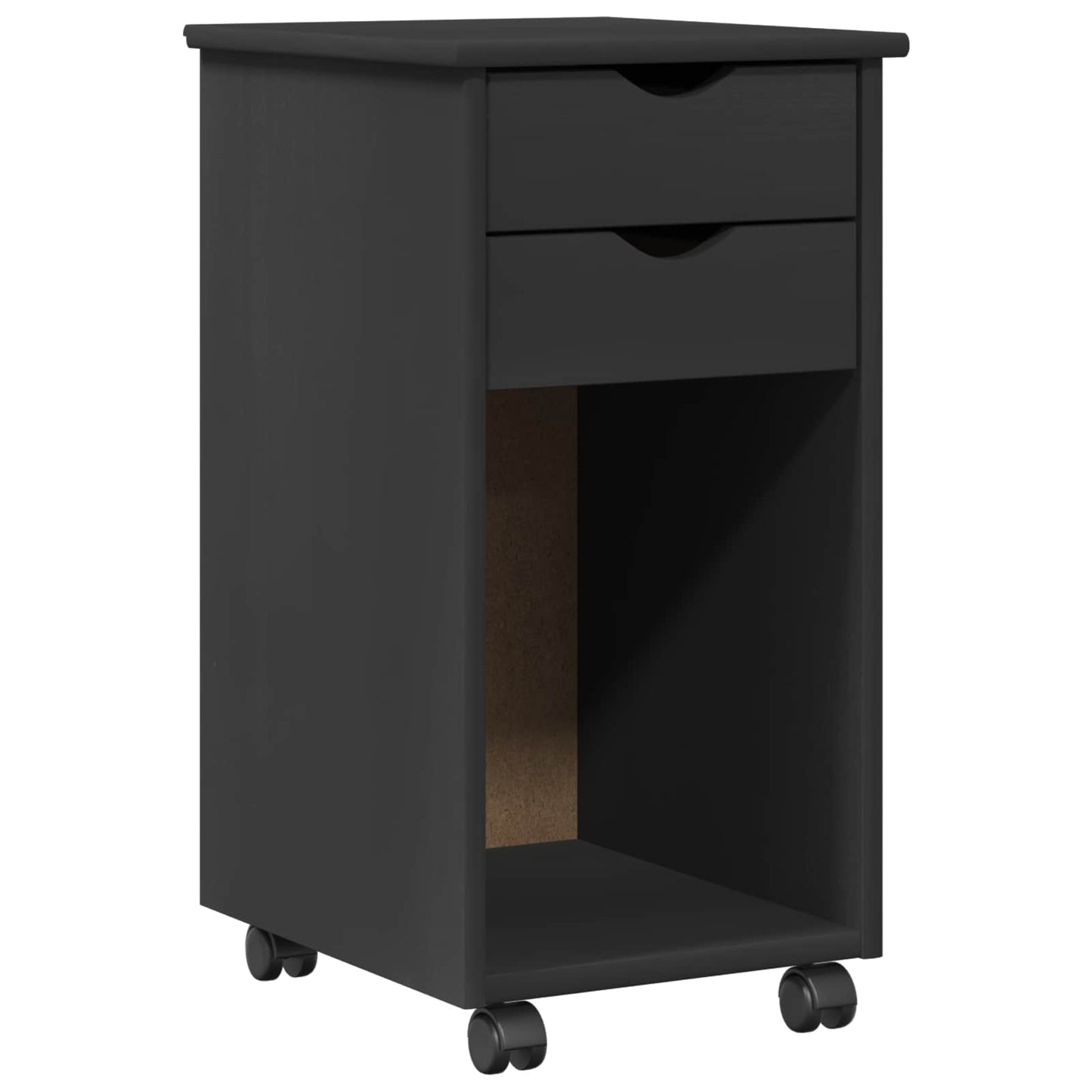 vidaXL Κινητό Ντουλάπι 34 x 39 x 65,5 cm Στερεό πεύκο Γκρι