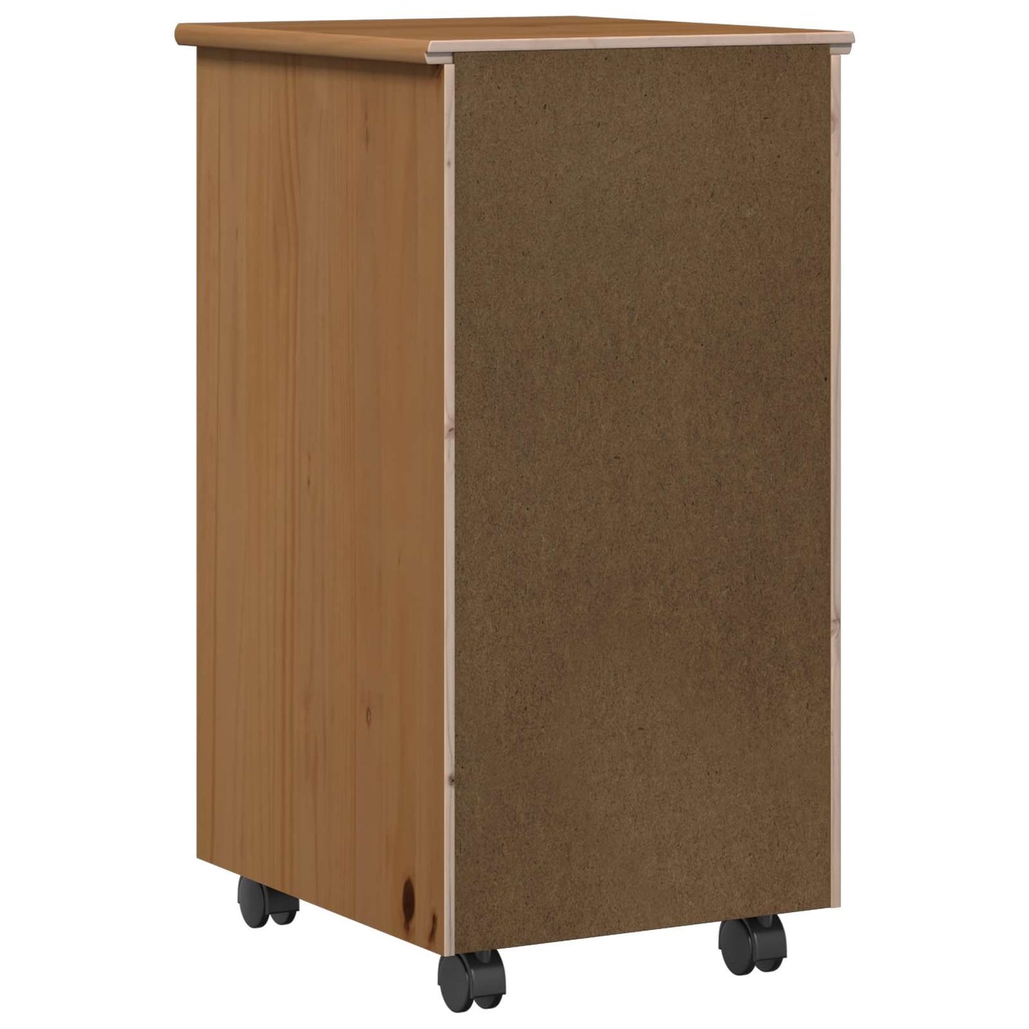 vidaXL Κινητό Ντουλάπι Μέλι Καφέ 34 x 39 x 65,5 cm Στερεό ξύλο πεύκου