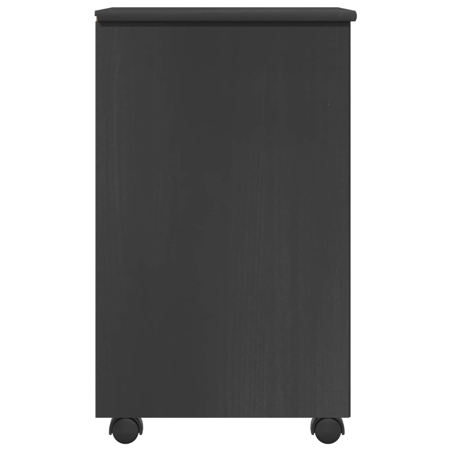 vidaXL Κινητό Ντουλάπι Γκρι 34 x 39 x 65,5 cm Στερεό ξύλο πεύκου