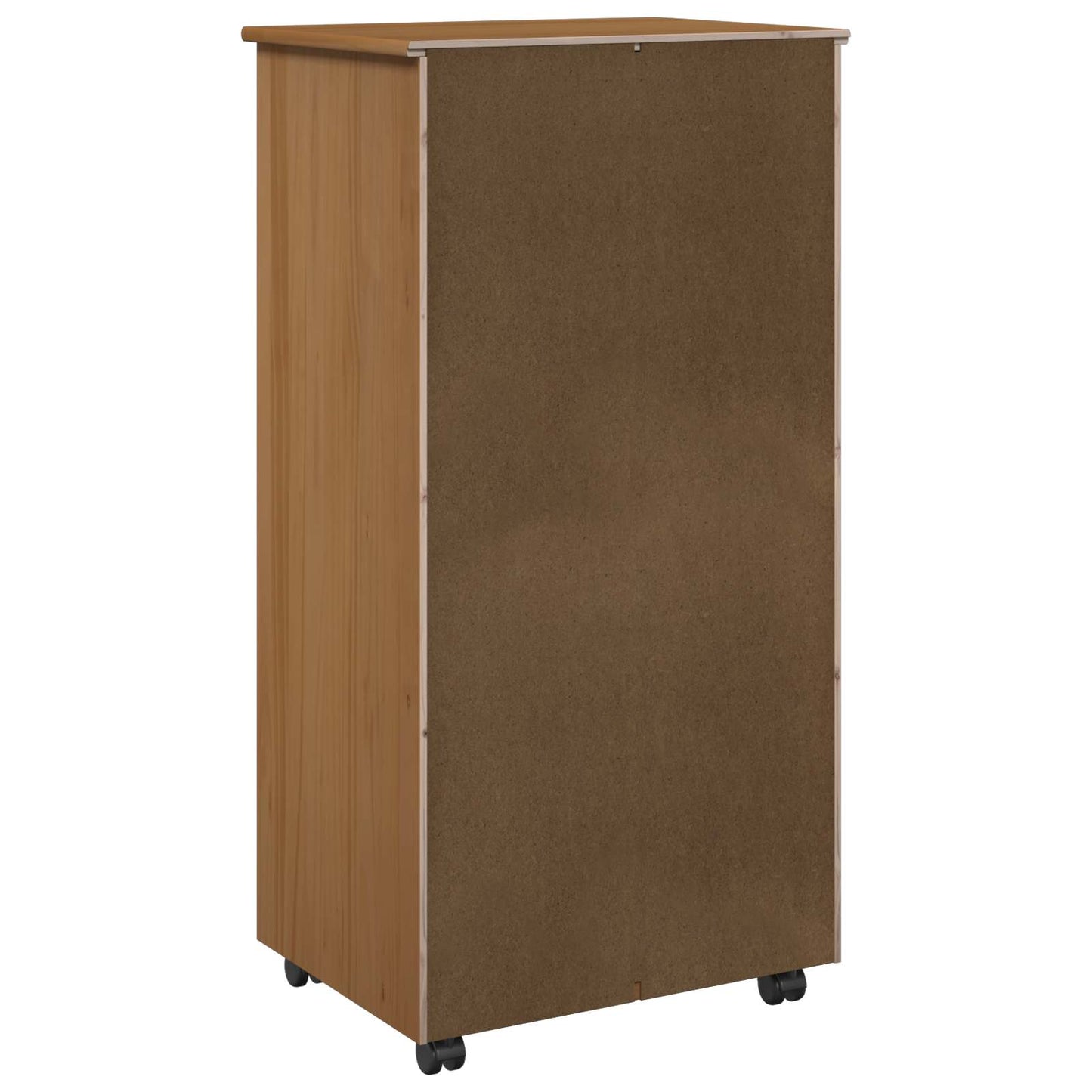 vidaXL Κινητό Ντουλάπι 53 x 39 x 103 cm Στερεό ξύλο πεύκου Μέλι Καφέ