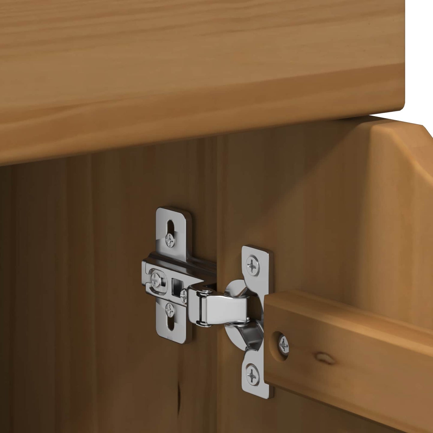 vidaXL Κινητό Ντουλάπι με τροχούς Μέλι Καφέ 63,5 x 39 x 65,5 εκ