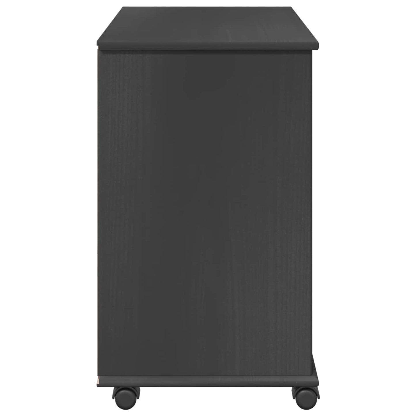 vidaXL Κινητό Ντουλάπι 63,5 x 39 x 65,5 εκ Στερεό ξύλο πεύκου Γκρι