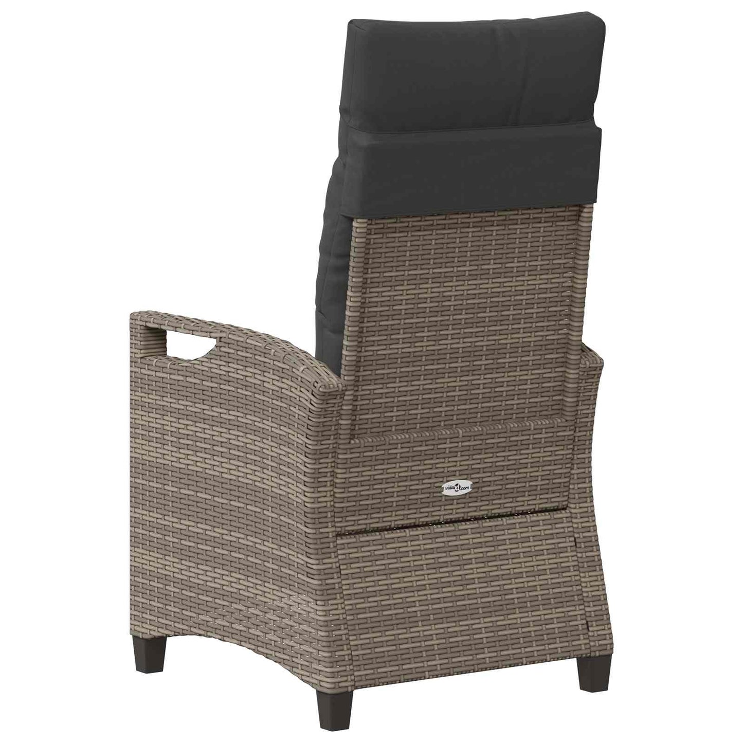 vidaXL Καρέκλα Κήπου 2 pcs Γκρι και Σκούρο Γκρι 56 x 60 x 112 εκ.