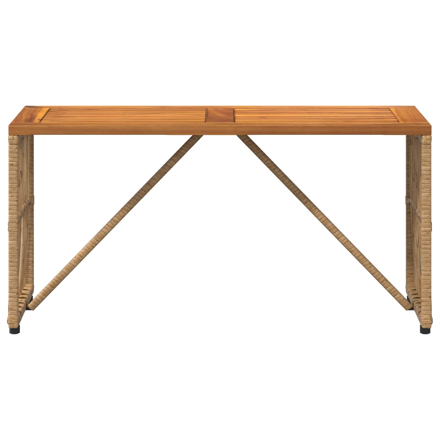 vidaXL Εξωτερικό Τραπέζι Φυσικό 80 x 40 x 40 cm