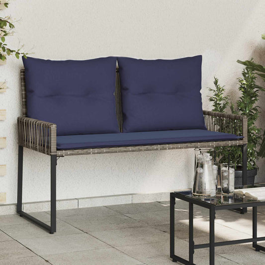 vidaXL Εξωτερικός πάγκος 2 -Seater 4 τμχ. 110 x 59 x 82 εκ Ορθογώνιος