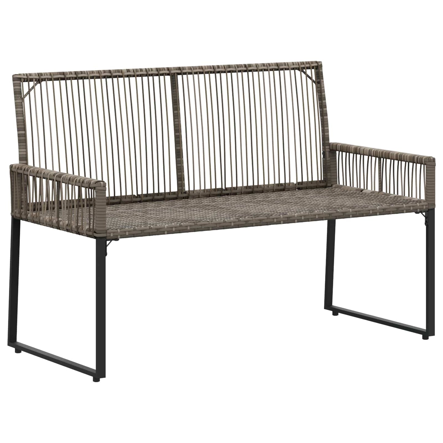 vidaXL Εξωτερικός πάγκος 2 -Seater 4 τμχ. 110 x 59 x 82 εκ Ορθογώνιος