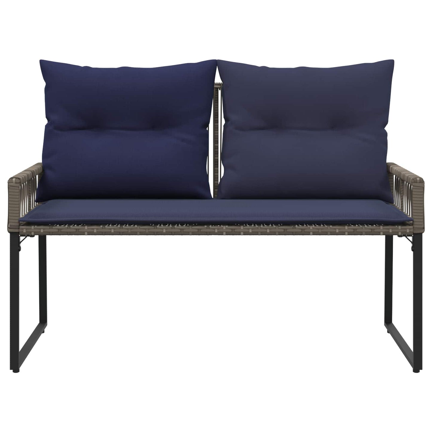 vidaXL Εξωτερικός πάγκος 2 -Seater 4 τμχ. 110 x 59 x 82 εκ Ορθογώνιος