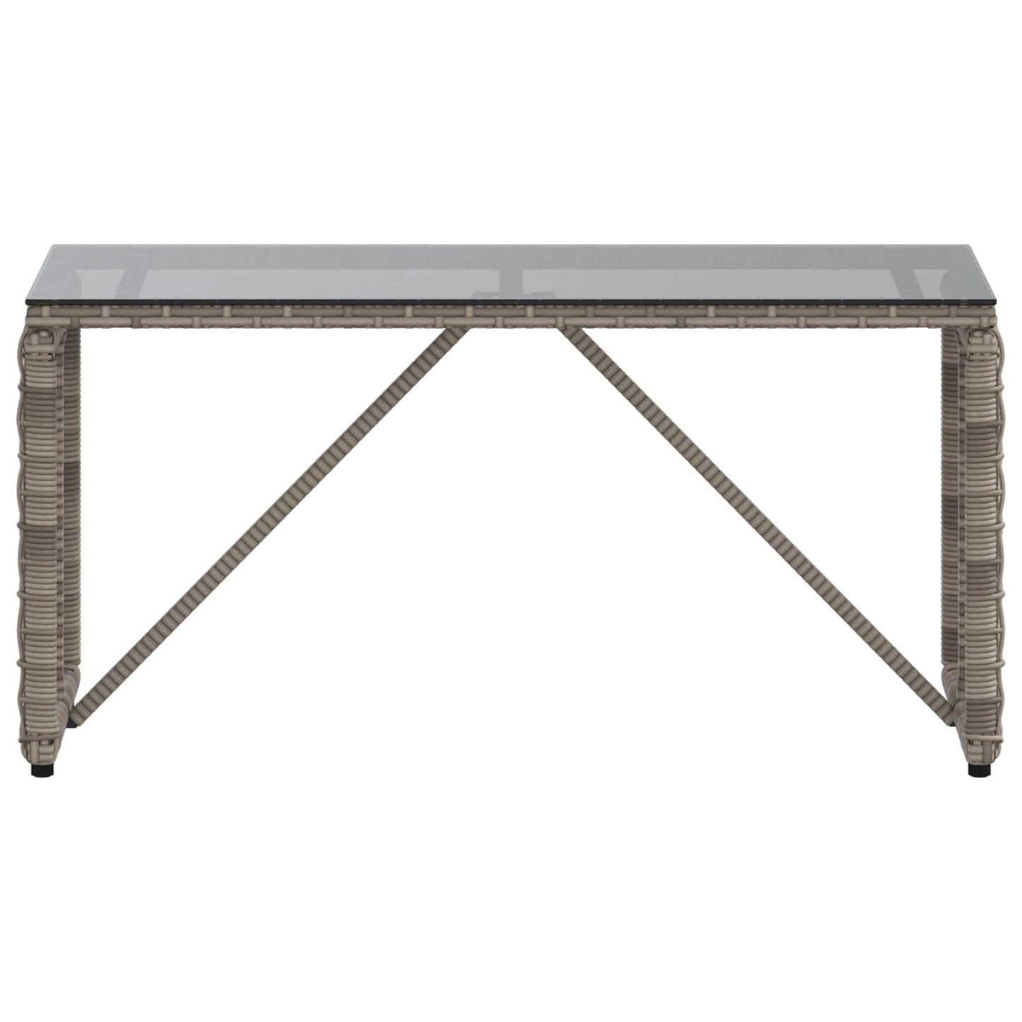 vidaXL Εξωτερικό Τραπέζι Γκρι και Μαύρο 80 x 40 x 40 cm