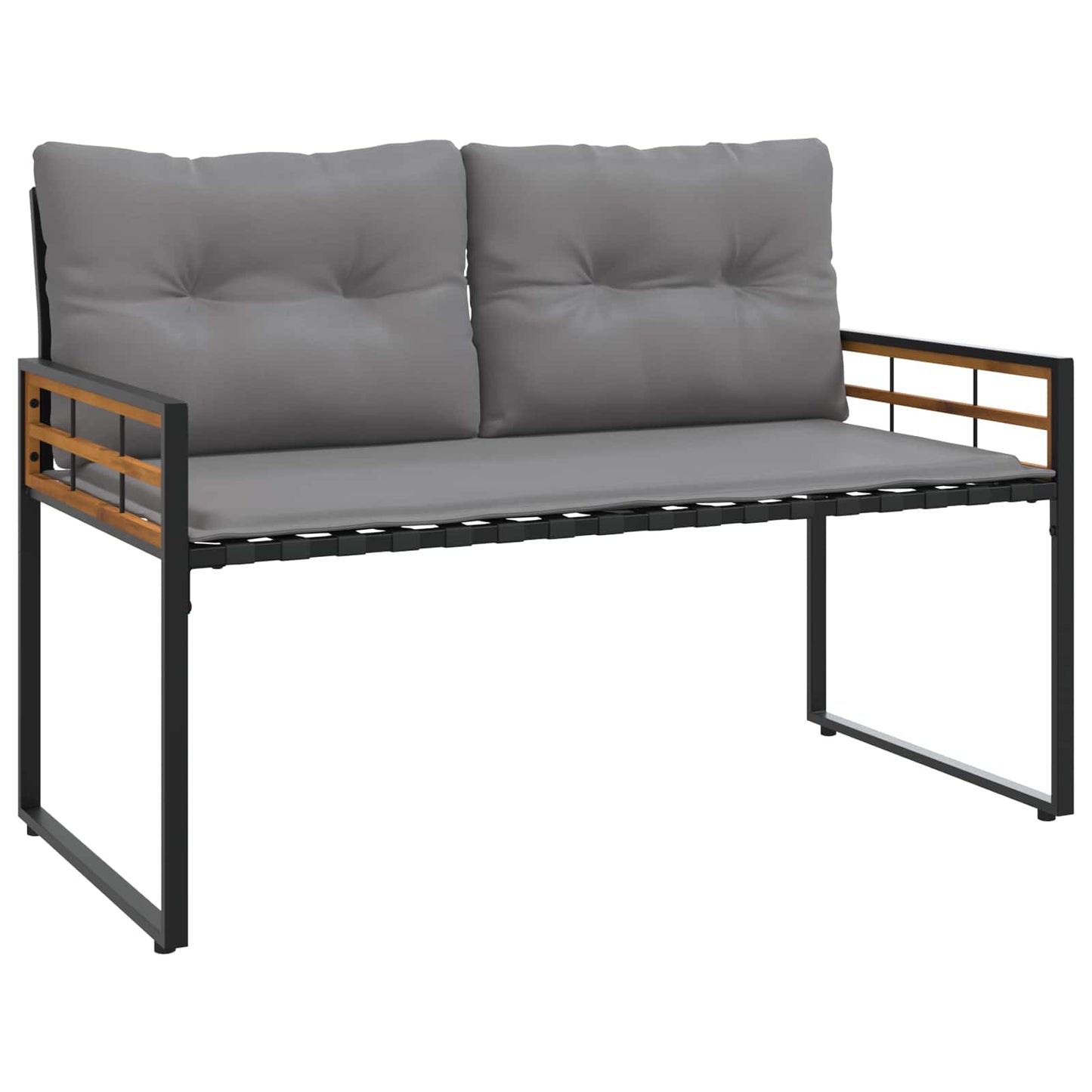 vidaXL Σετ Εξωτερικών Επίπλων με μαξιλάρι 4 pcs Ανοιχτό γκρι
