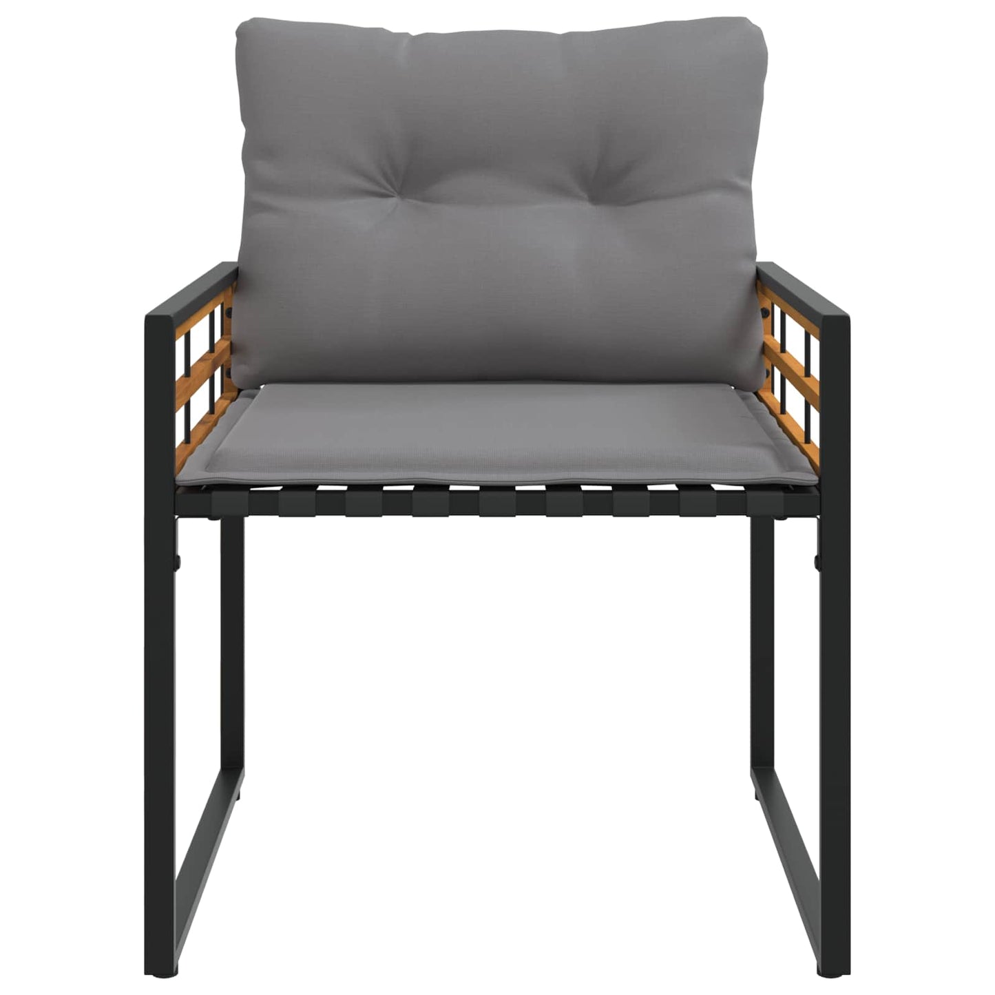 vidaXL Σετ Εξωτερικών Επίπλων με μαξιλάρι 4 pcs Ανοιχτό γκρι