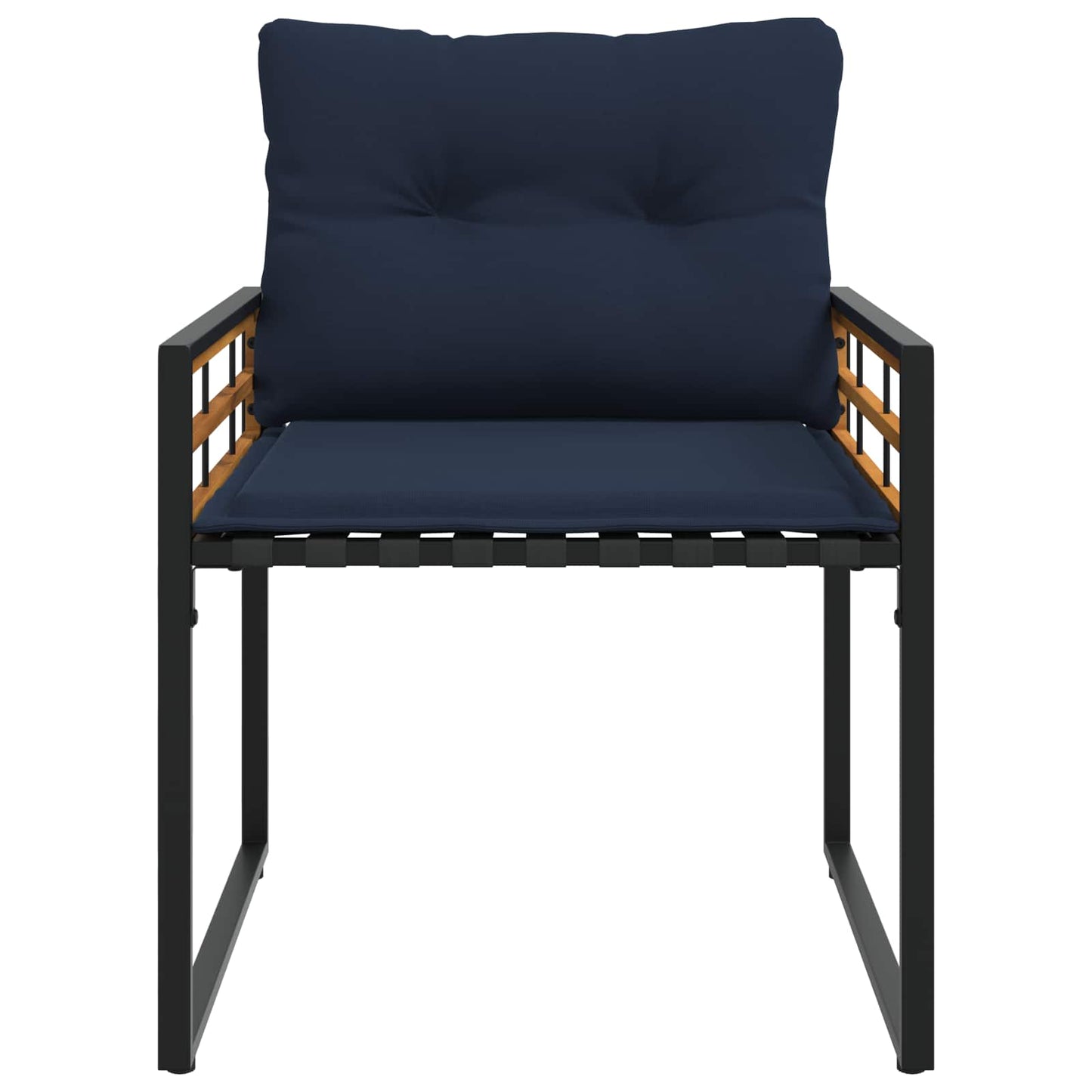 vidaXL Σετ Εξωτερικών Επίπλων με μαξιλάρι 4 pcs Ναυτικό μπλε