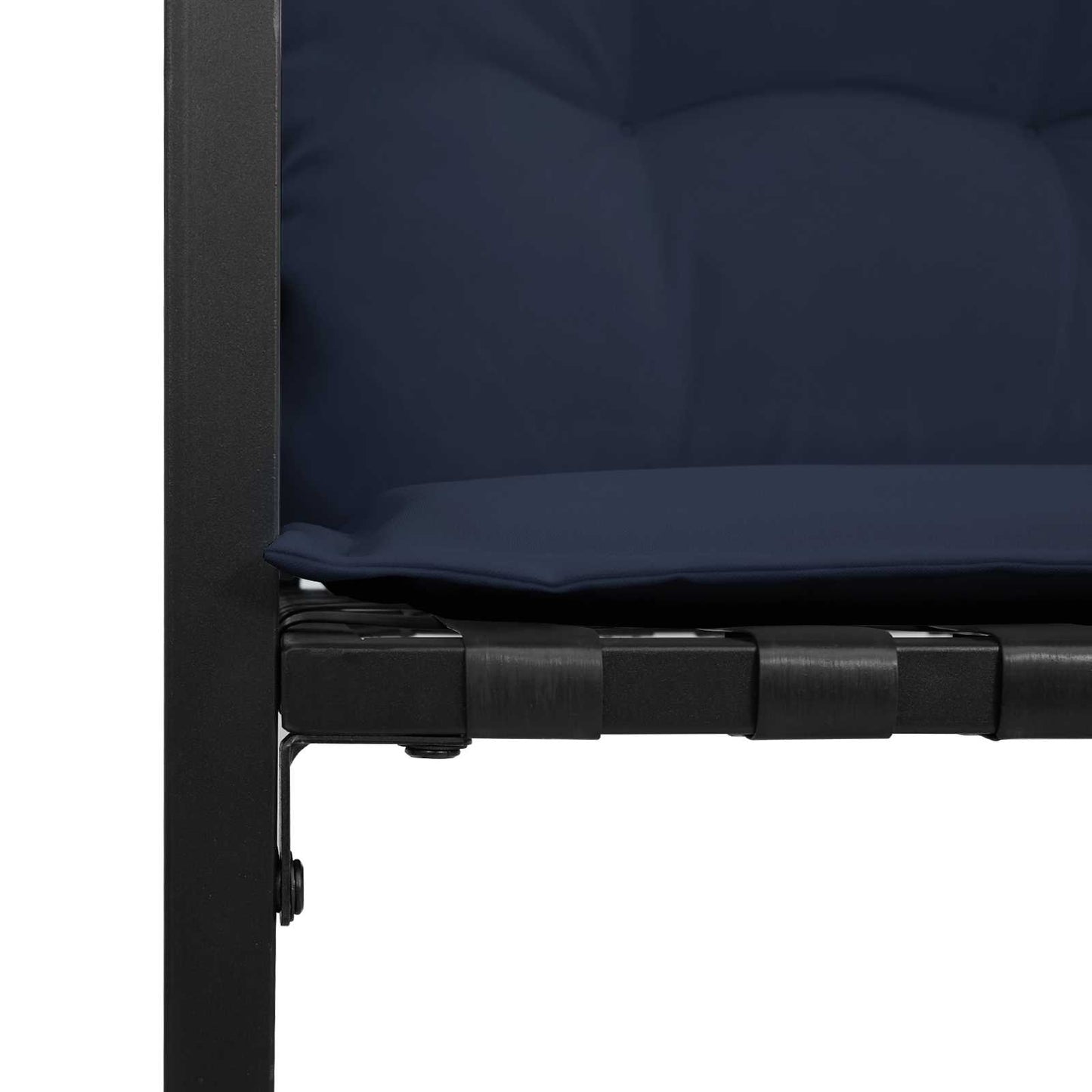 vidaXL Σετ Εξωτερικών Επίπλων με μαξιλάρι 3 pcs Ναυτικό μπλε