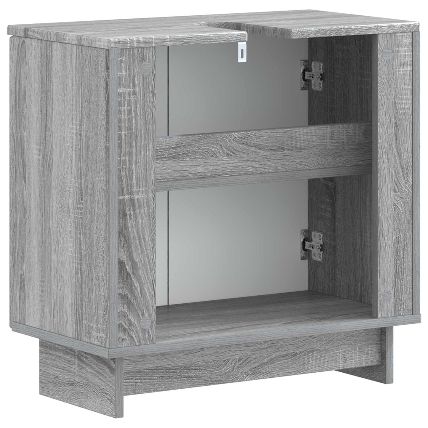 vidaXL Ντουλάπα Νιπτήρα Mπάνιου EDE Γκρι Sonoma 59,5 x 31,5 x 59 εκ.