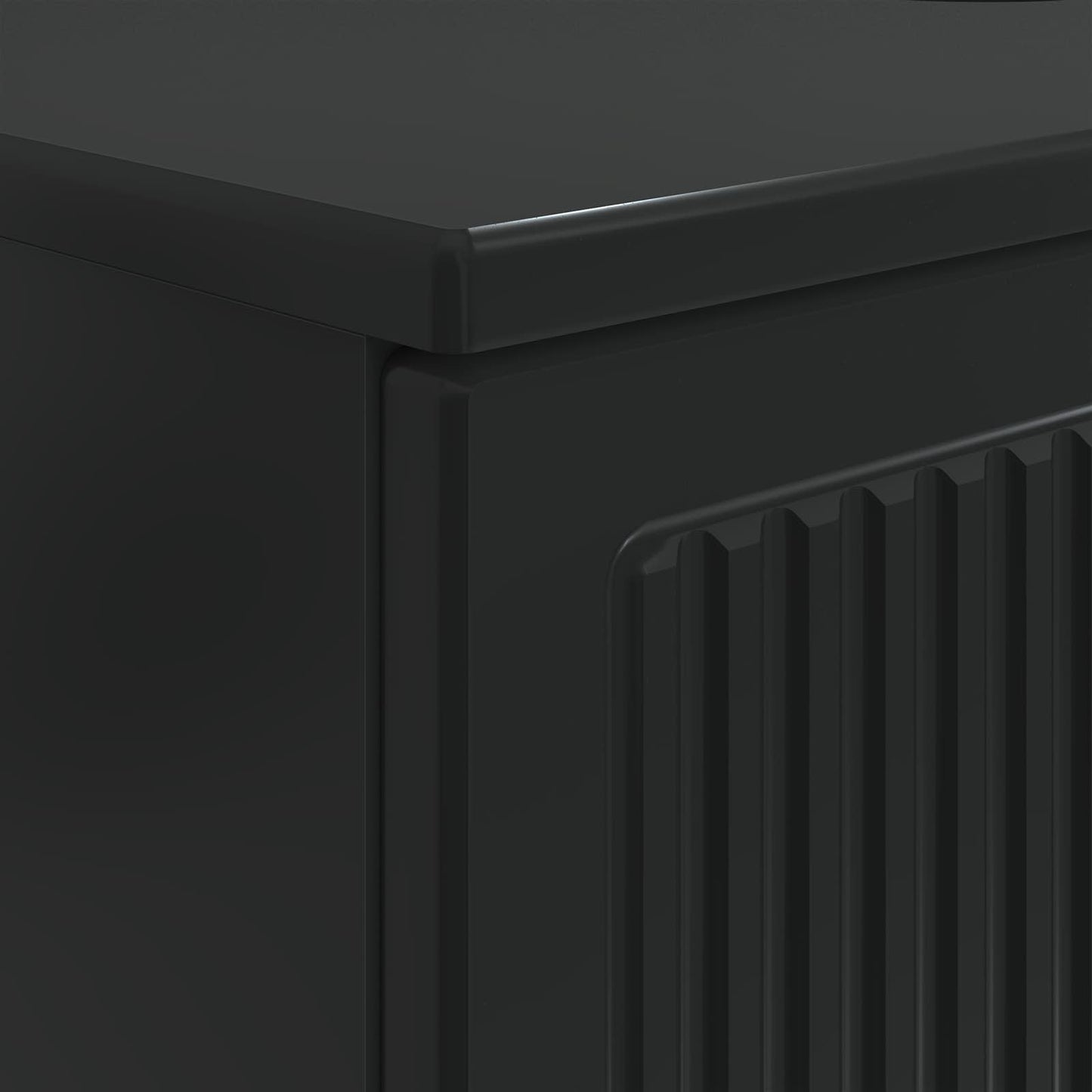 vidaXL Ντουλάπα Νιπτήρα Mπάνιου EDE Μαύρο 82 x 41 x 59 εκ